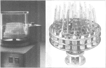 離心附件用真空制冷法把產(chǎn)品凍成斜面形狀